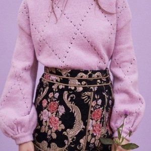 For Love and Lemons Brocade Tapestry Skirt